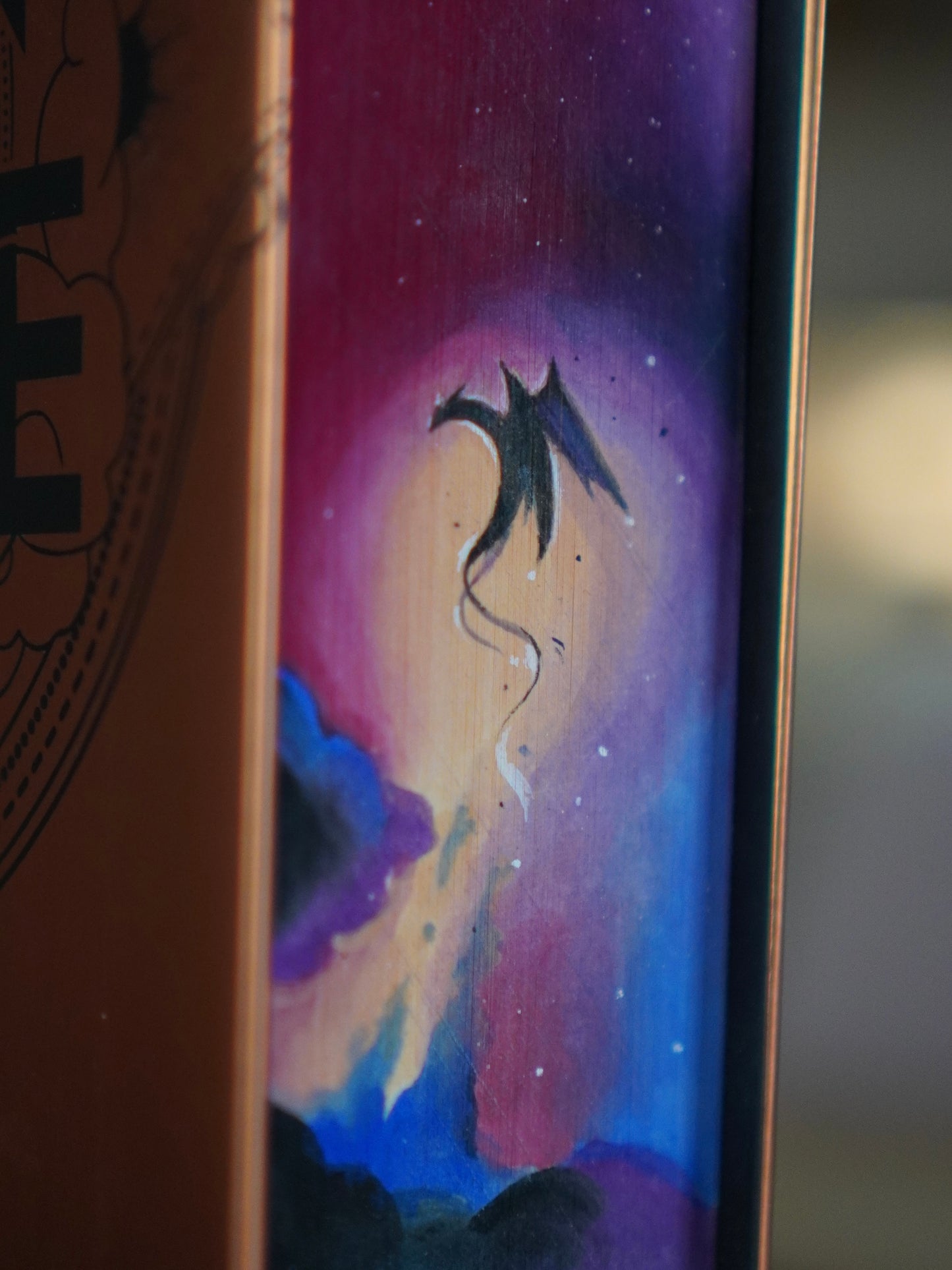 Original Fore-edge Painting on Iron Flame