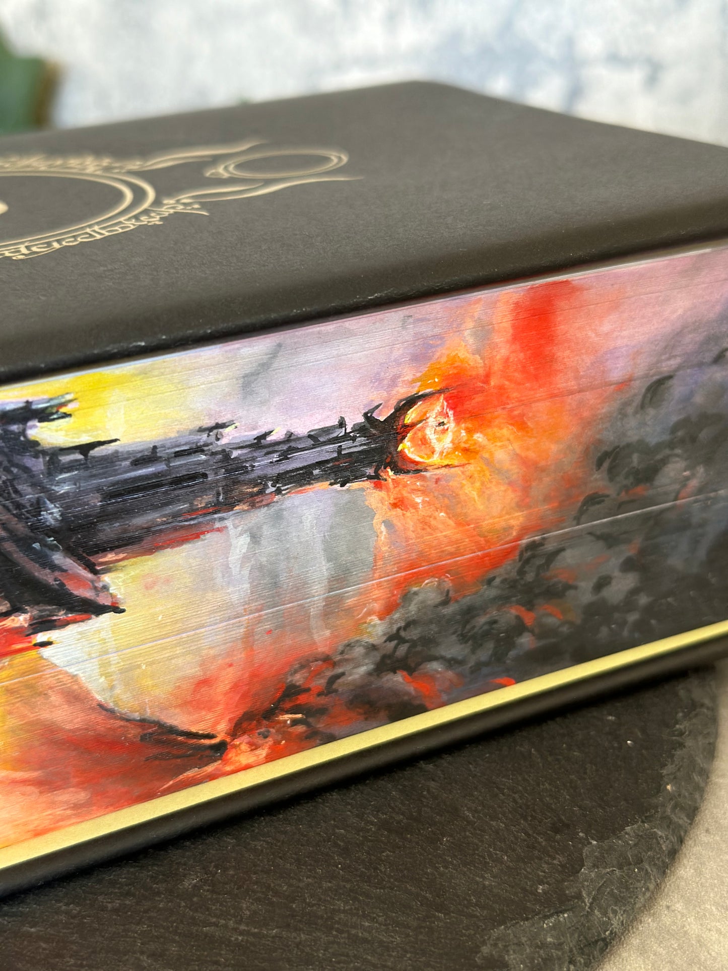 Mordor - Fore-edge Painting