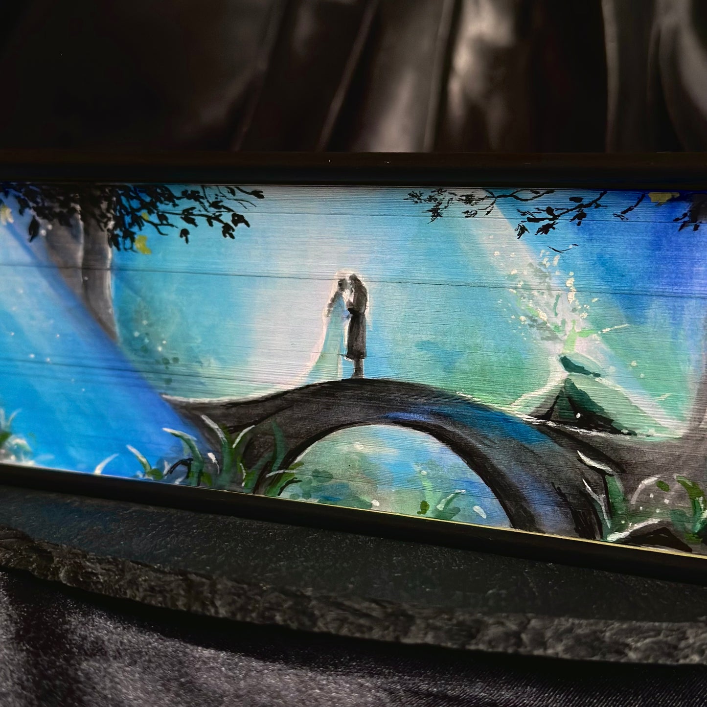 Arwen & Aragorn - Fore-edge Painting