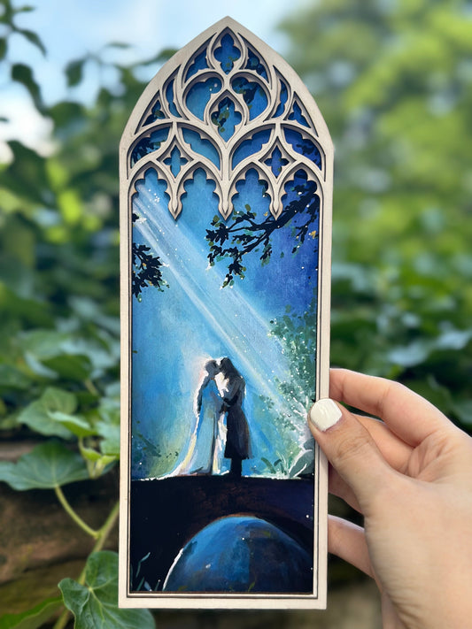 Arwen & Aragorn Window Replica