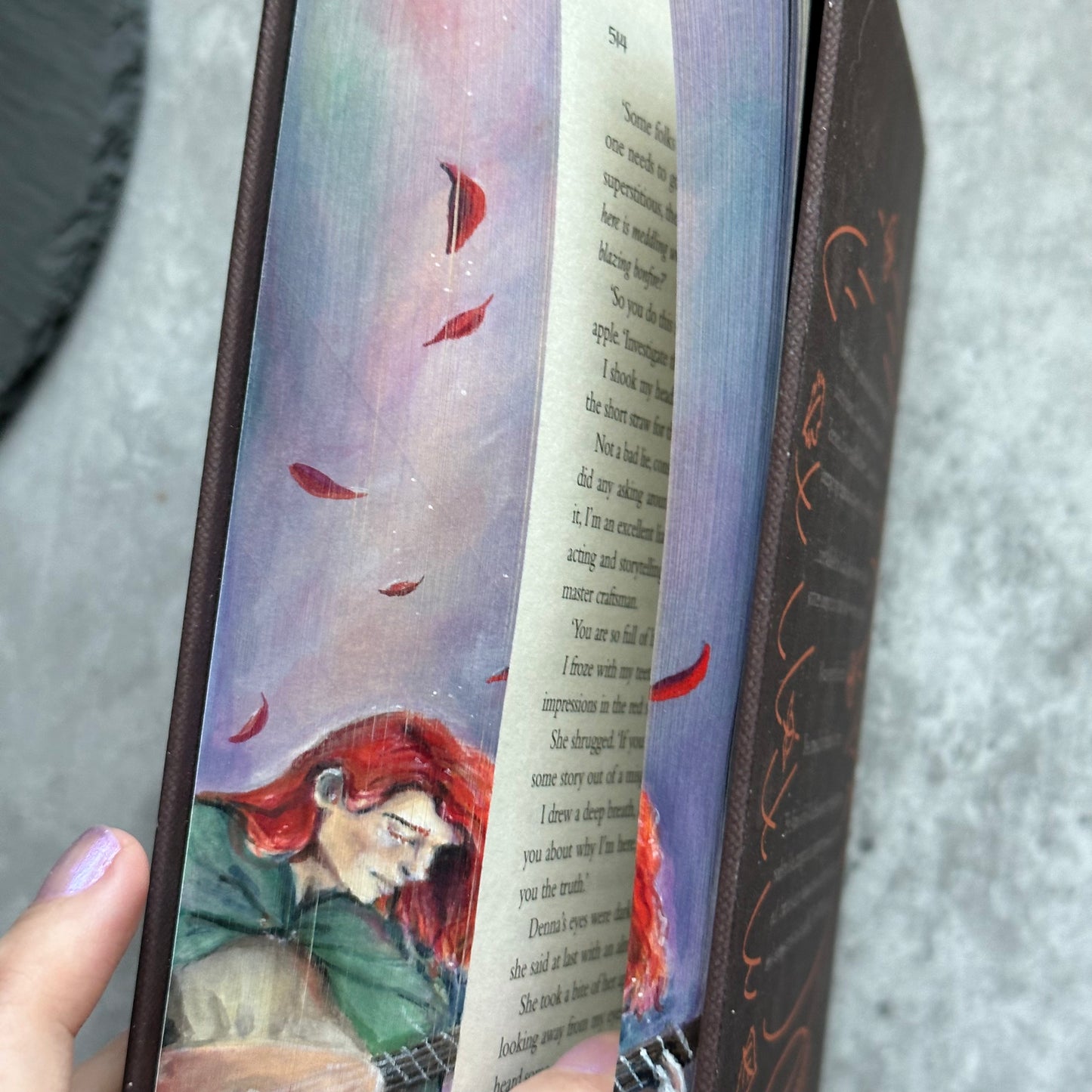 The Name of the Wind - Fore-edge Painting
